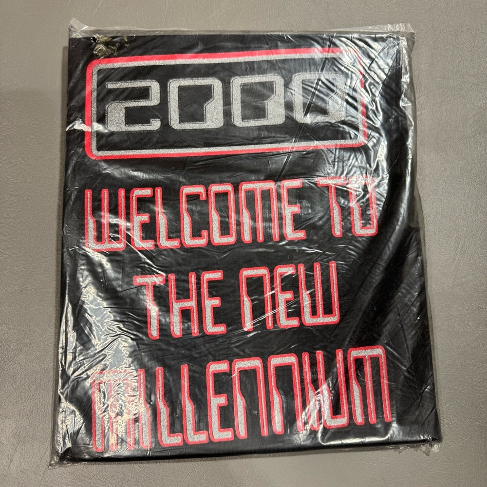 Vintage 2000 New Millennium T Shirt AllSport Maxweight XL Sealed Y2K